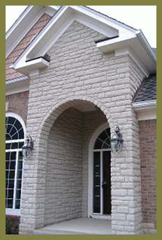 Home Entrance Stone Work