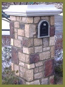  brick mailbox